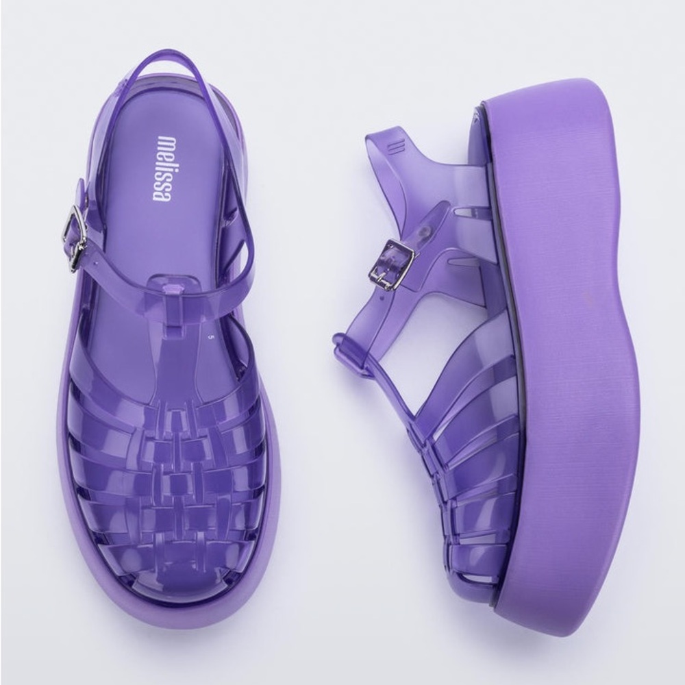 Melissa Possession Platform Sandals, Lilac